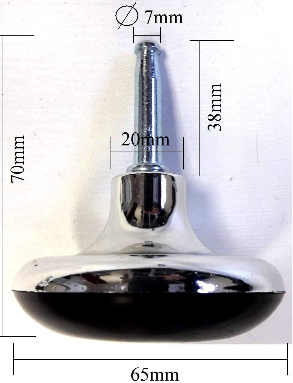 Chrome Glides Feet Legs Castors & Inserts For Divan Bed Base Sofa Settee Chair Gliders Sliders