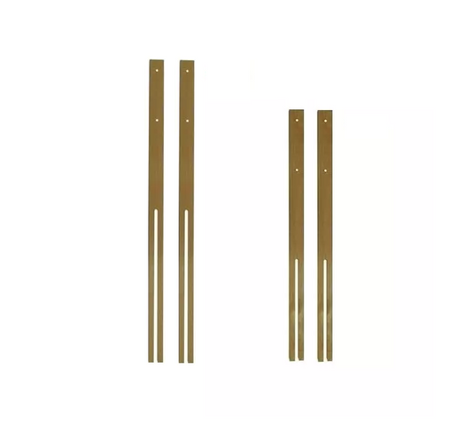 Headboard Struts Legs Quality Drilled & Slotted Multi Fix Size 24 Inch for easy headboard replacement