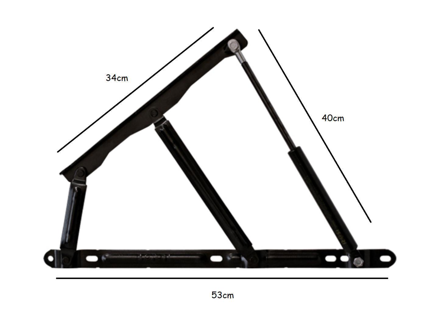 Divan Ottoman Hinges Storage Bed Mechanism Lift Up bed & Gas Struts