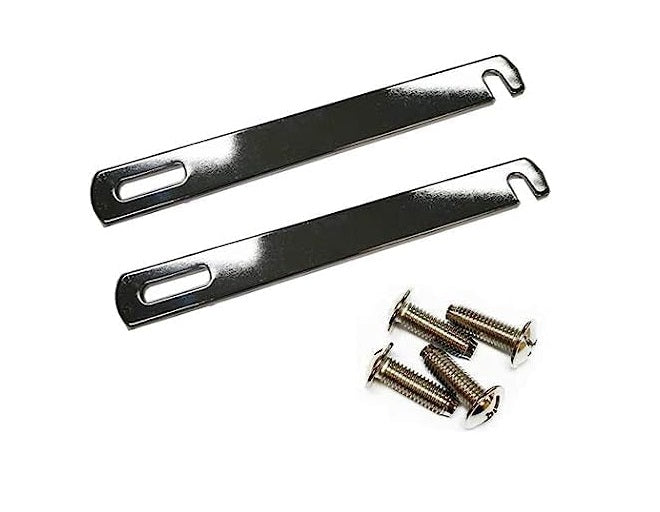 Divan Bed Base Connecting Link Bars Silver Nickle Plated Bar & Bolts 98mm - 200mm