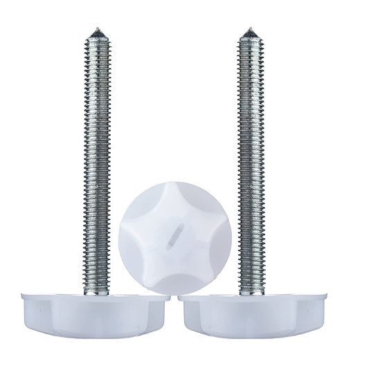 M8 HEADBOARD BOLTS SCREWS WITH FIXED WASHERS FIXINGS FOR DIVAN BED 50mm - 90mm