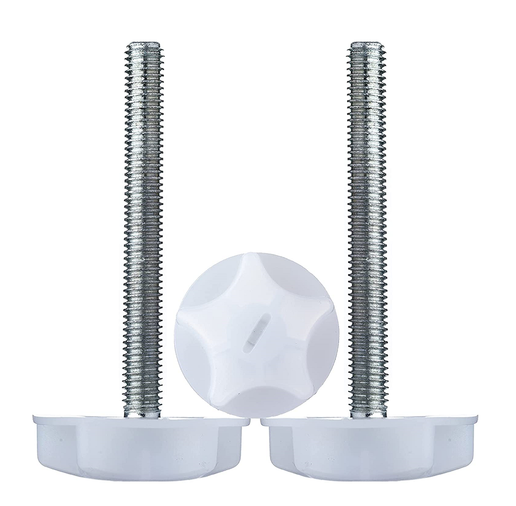M8 HEADBOARD BOLTS SCREWS WITH FIXED WASHERS FIXINGS FOR DIVAN BED 50mm - 90mm