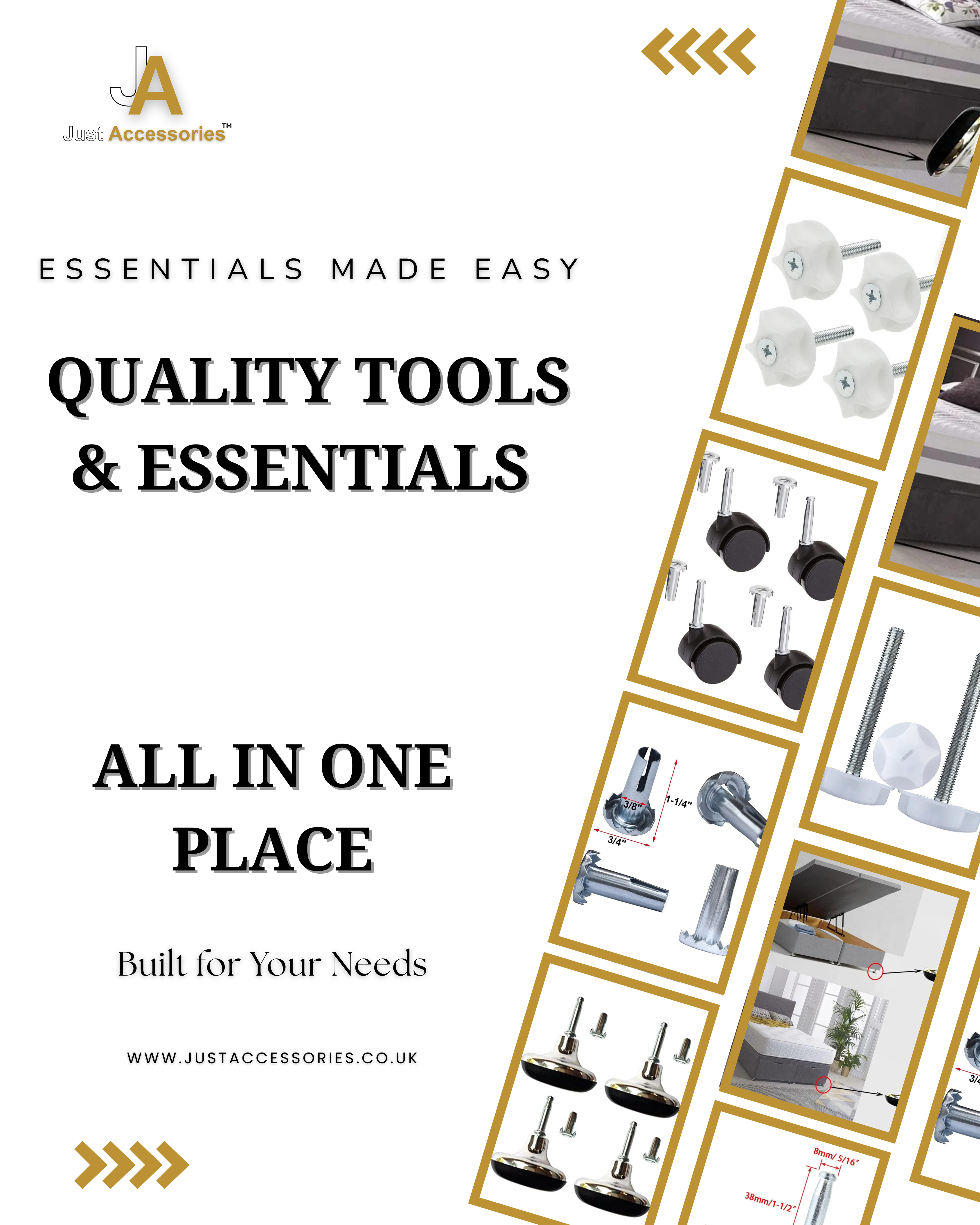 Quality tools, bolts, and hardware essentials.