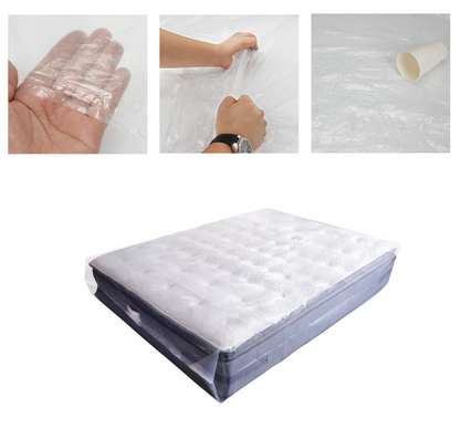 Durable Mattress Cover Protective Plastic Storage Moving Bags Single/Double/King 300G