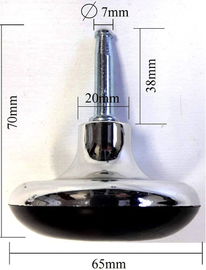 Chrome Glides Feet Legs Castors & Inserts For Divan Bed Base Sofa Settee Chair Gliders Sliders