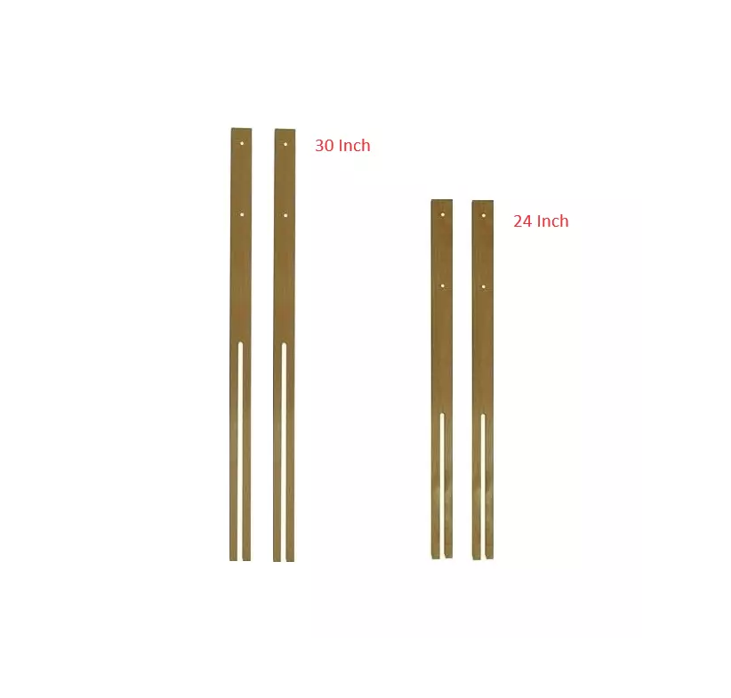 Headboard Struts 30 Inch Large legs wooden Strong drilled & slotted MULTI FIX Design