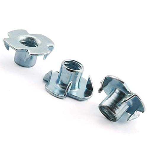 M8 T-Nut, four pronged captive threaded insert