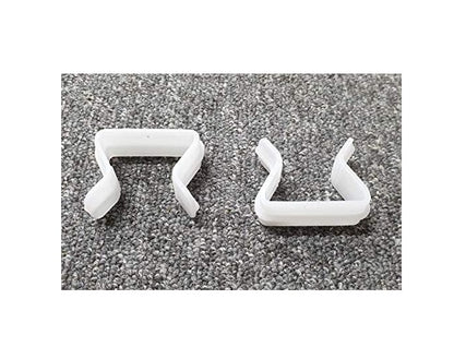 Plastic Divan Base U Clips for bed base replacement clips double super king
